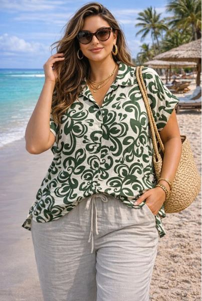 Picture of ELEGANT SUMMER FRESH COTTON SHIRT
